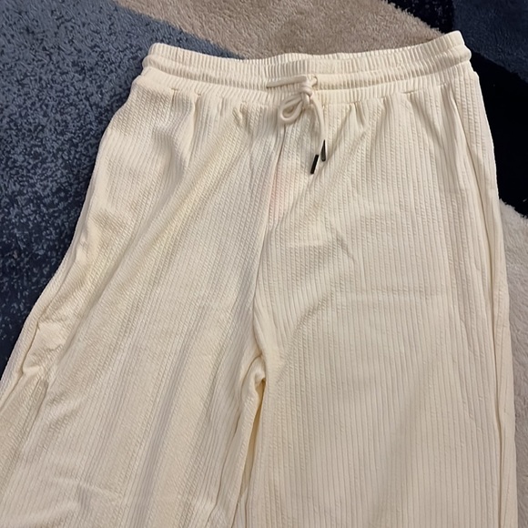 Cream joggers high waist - Picture 4 of 11